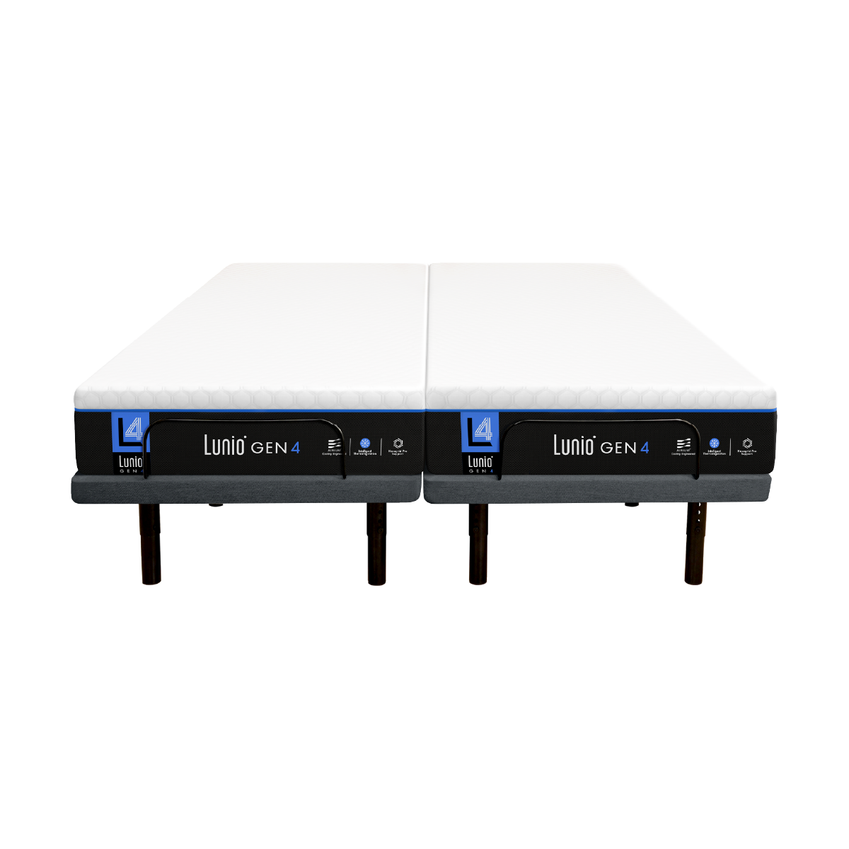 เตียงปรับระดับไฟฟ้า 6 ฟุต LUNIO SMART RISE มาพร้อมกับที่นอนยางพารา ขนาด 3 ฟุต 2 หลัง LUNIO GEN4_0