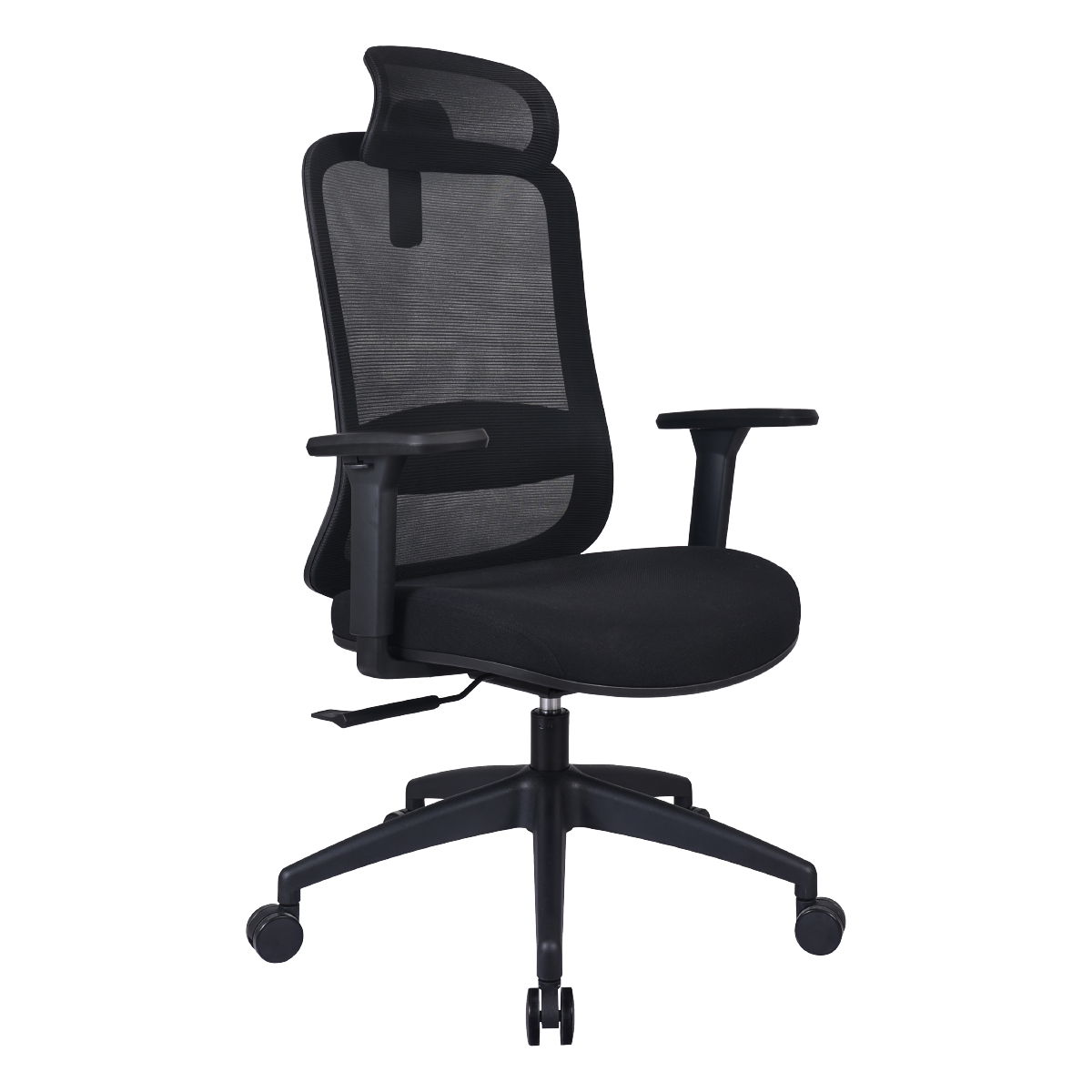 เก้าอี้ทำงานเพื่อสุขภาพ LUNIO ERGO STARLIGHT BLACK GRAPHITE สีดำ
