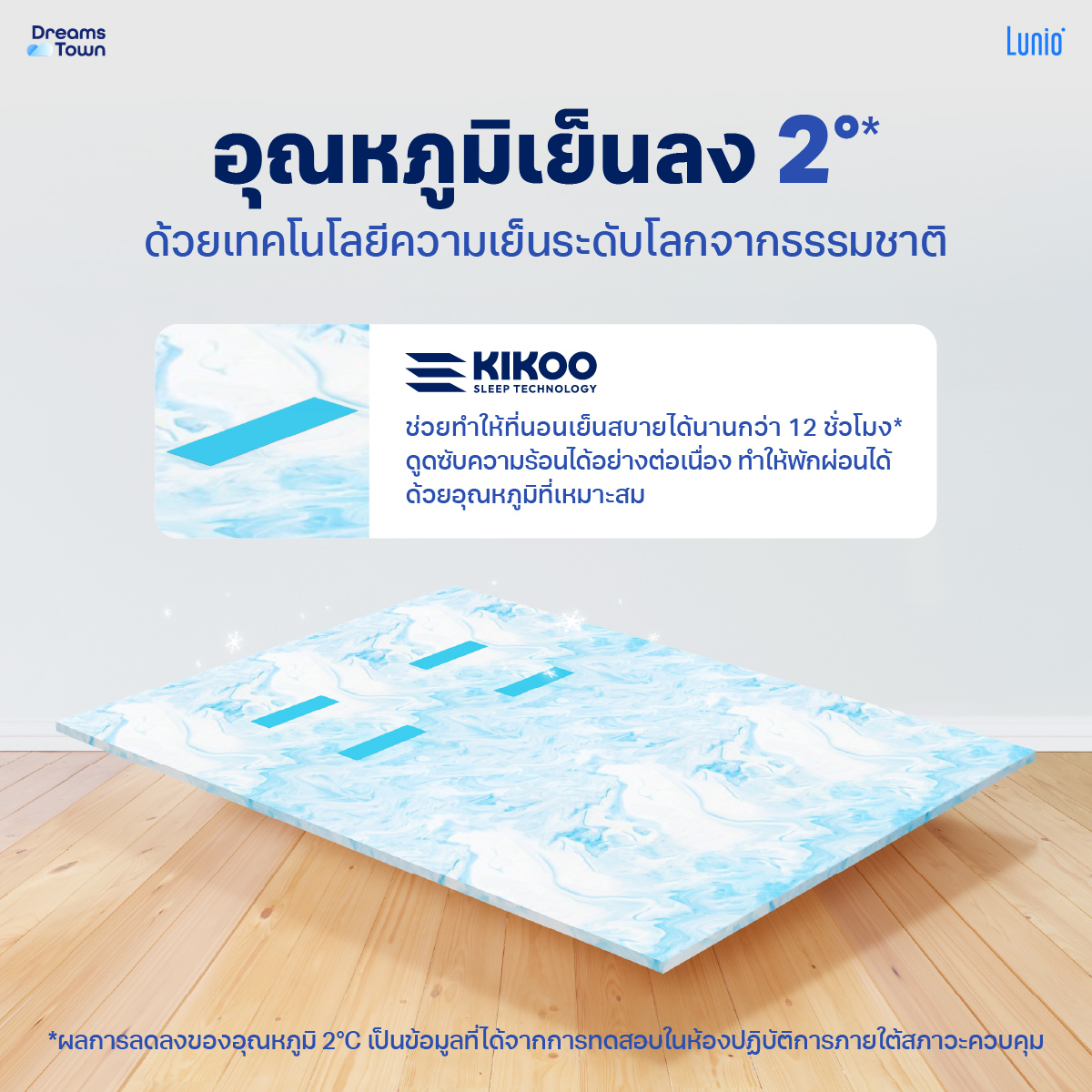 ที่นอนยางพารา 3.5 ฟุต Lunio Gen4 หนา 10 นิ้ว_3