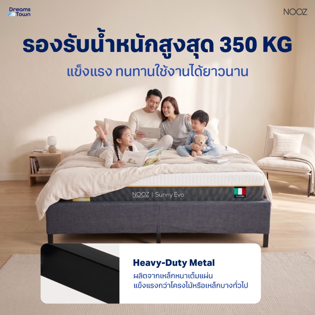 ฐานเตียง 3.5 ฟุต NOOZ PIXEL BED FRAME_3