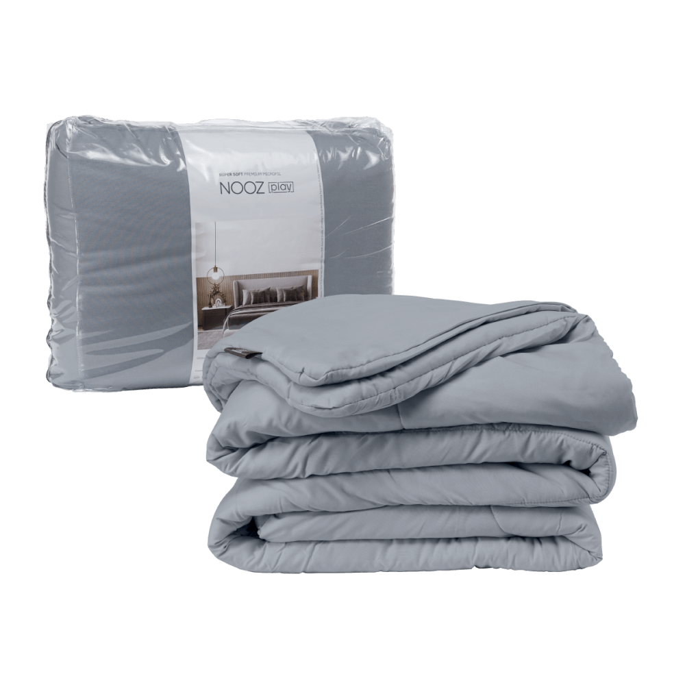 ผ้านวม 5,6 ฟุต Nooz Play รุ่น Comforter สีเทา Cloudy Gray