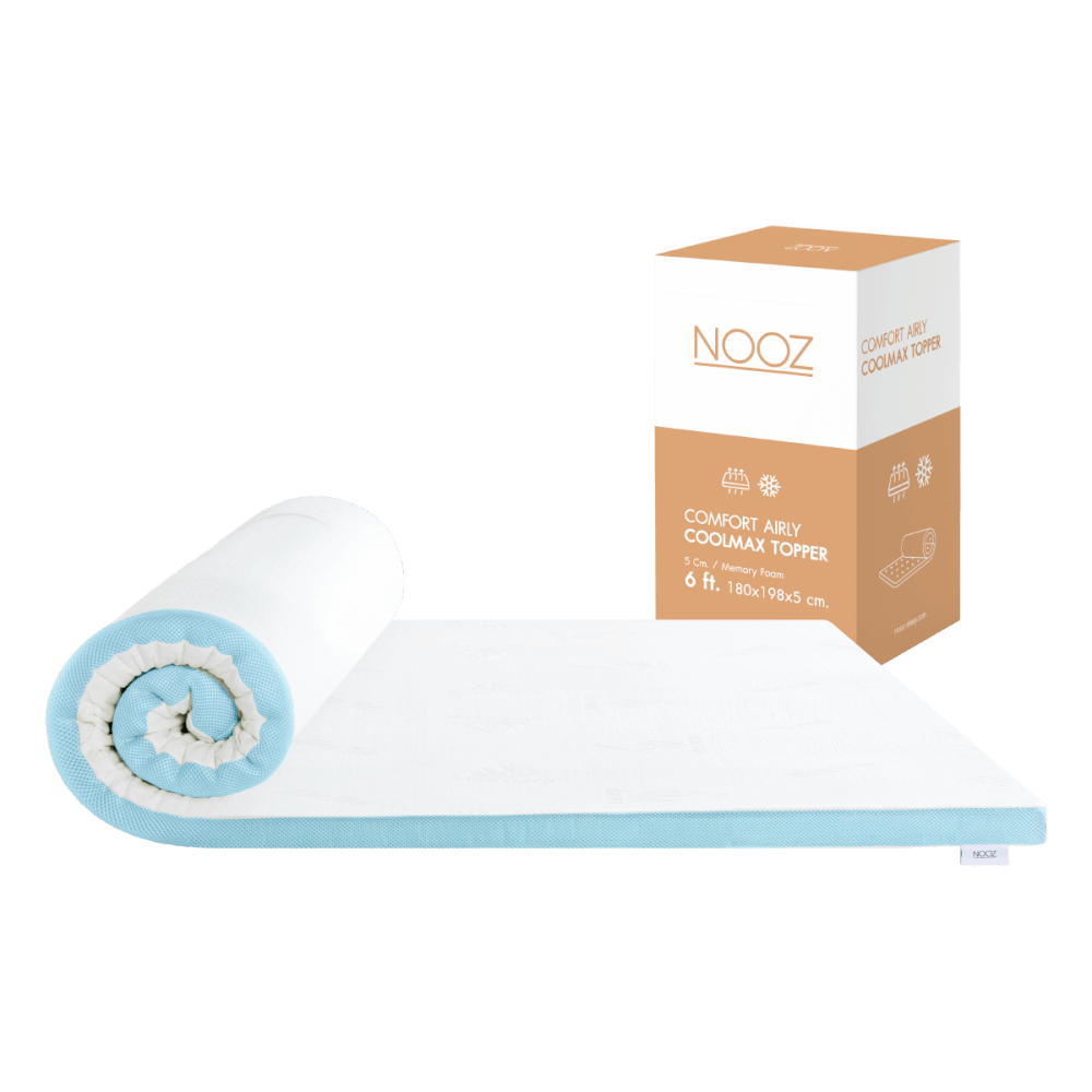 ท็อปเปอร์เมมโมรี่โฟม 3.5 ฟุต NOOZ COMFORT THE AIRLY COOLMAX