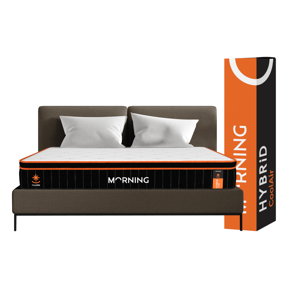 ที่นอนพ็อกเก็ตสปริง 3.5ฟุต MORNING SLEEP HYBRID COOLAIR หนา 10 นิ้ว