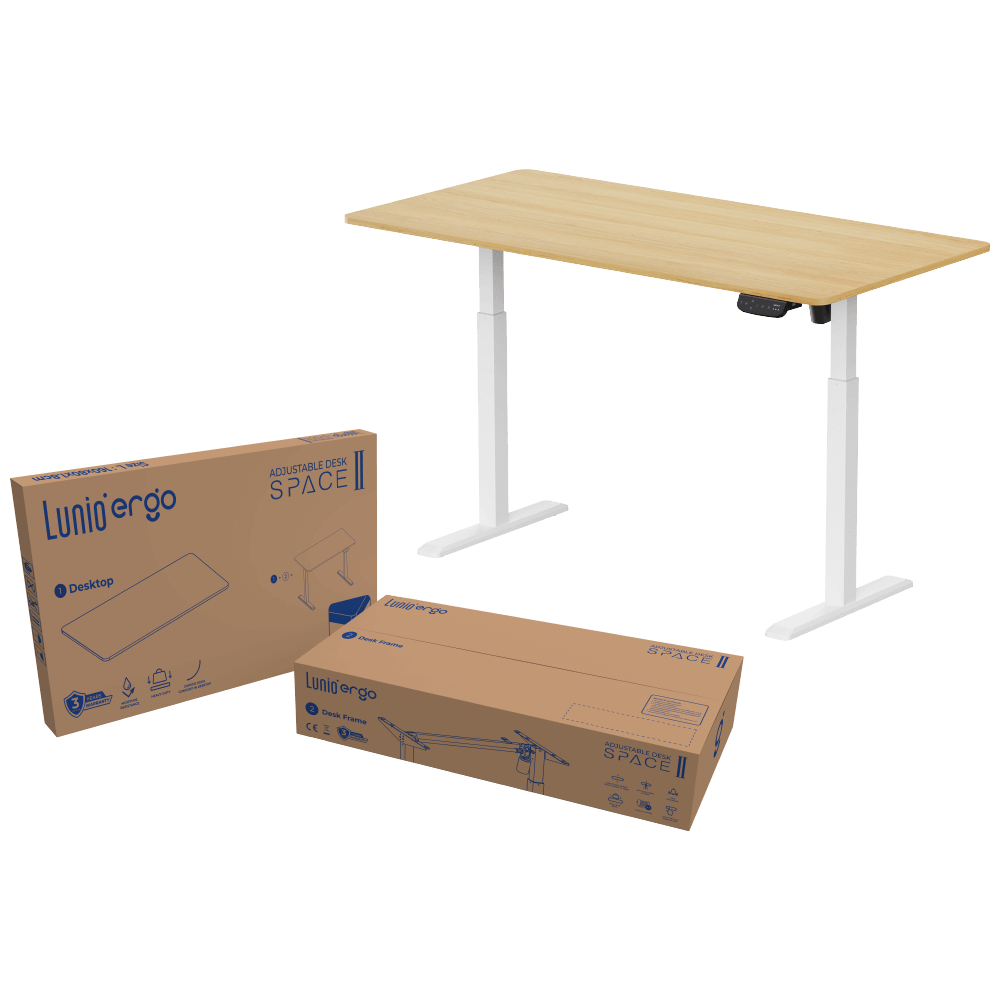 LUNIO ERGO SPACE II โต๊ะปรับระดับไฟฟ้า เพื่อสุขภาพ SIZE 160 X 80 CM_0