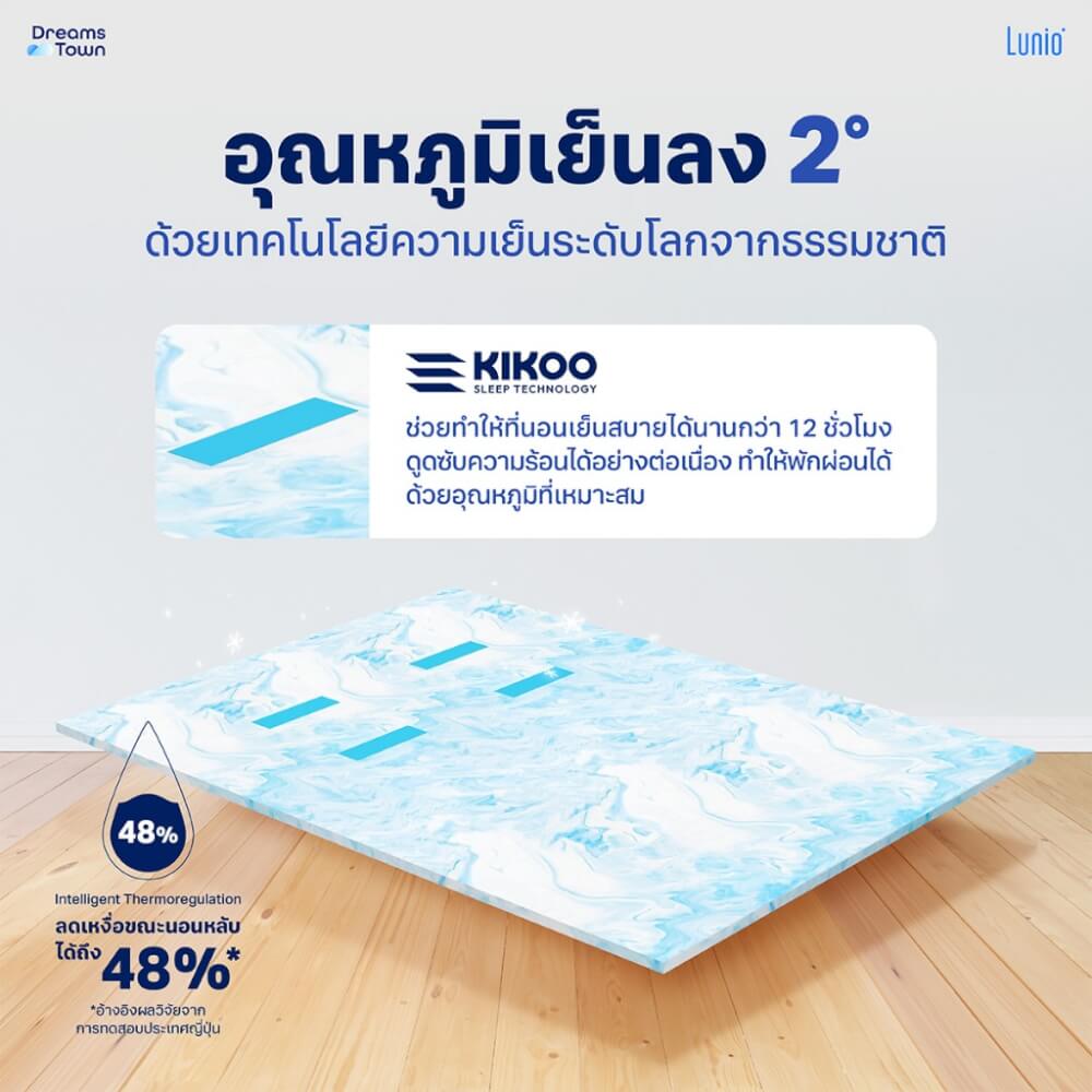 ที่นอนยางพารา 6 ฟุต Lunio Gen4 หนา 10 นิ้ว_3