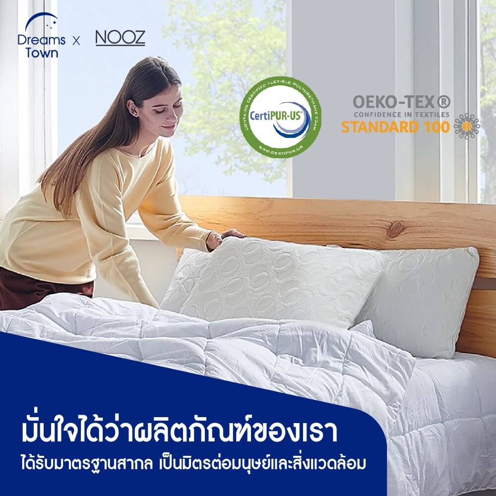 หมอนหนุนเมมโมรี่โฟม Nooz Comfort The Airly Memory Foam_7
