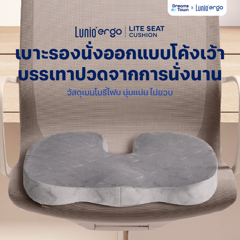 เบาะรองนั่ง LUNIO ERGO LITE SEAT CUSHION