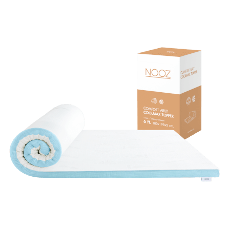 ท็อปเปอร์เมมโมรี่โฟม 3.5 ฟุต NOOZ COMFORT THE AIRLY COOLMAX_0