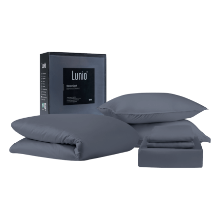 ผ้าปูที่นอน 6 ฟุต LUNIO SPACECOOL BAMBOO BEDDING SET SATURN BLUE_0