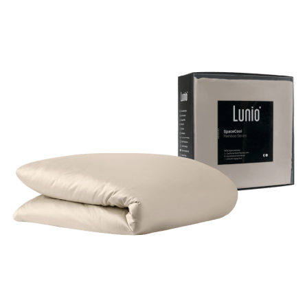 ปลอกผ้านวม 3.5 ฟุต LUNIO  SPACECOOL BAMBOO DUVET COVER JUPITER BEIGE_0