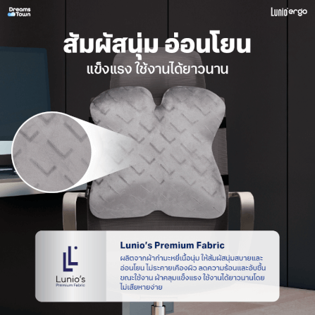 เบาะรองหลัง LUNIO ERGO PRO BACK CUSHION_1