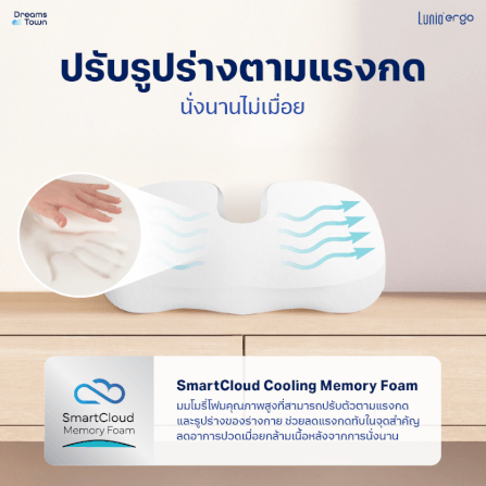 เบาะรองนั่ง LUNIO ERGO LITE SEAT CUSHION_2