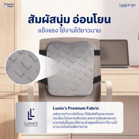 เบาะรองหลัง LUNIO ERGO LITE BACK CUSHION_3