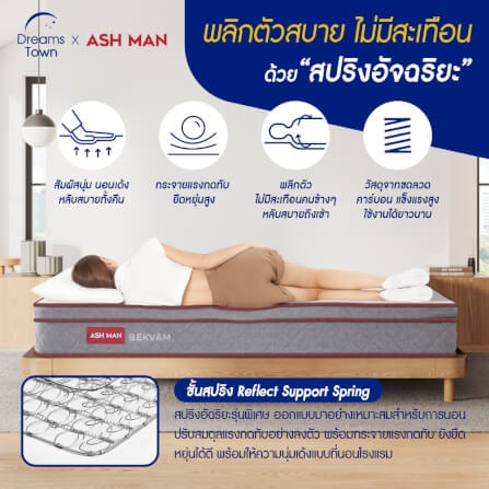 ที่นอนสปริง 3.5ฟุต ASHMAN BEKVAM_5