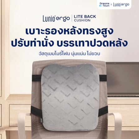 เบาะรองหลัง LUNIO ERGO LITE BACK CUSHION_9