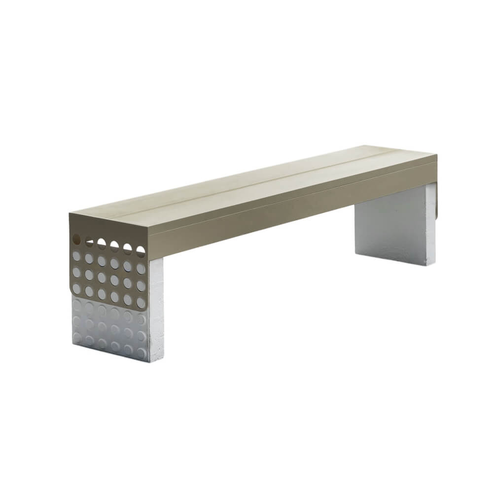 ม้านั่งภายนอก SALABANSUAN DOT BENCH 150CM สีเบจ