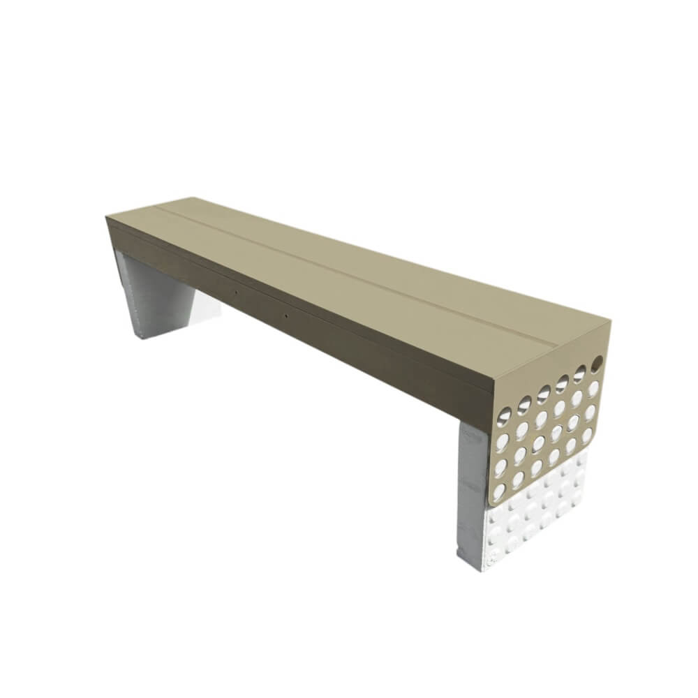 ม้านั่งภายนอก SALABANSUAN DOT BENCH 150CM สีเบจ