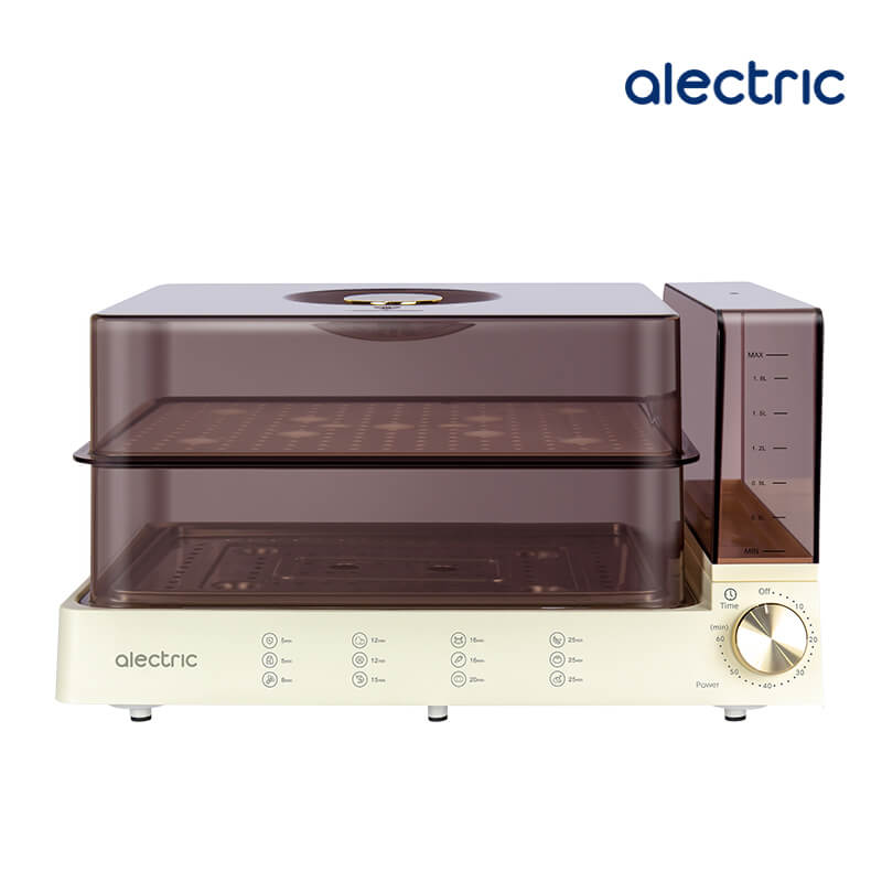 หม้อนึ่งไฟฟ้า ALECTRIC รุ่น ST-ONE สีครีม_8