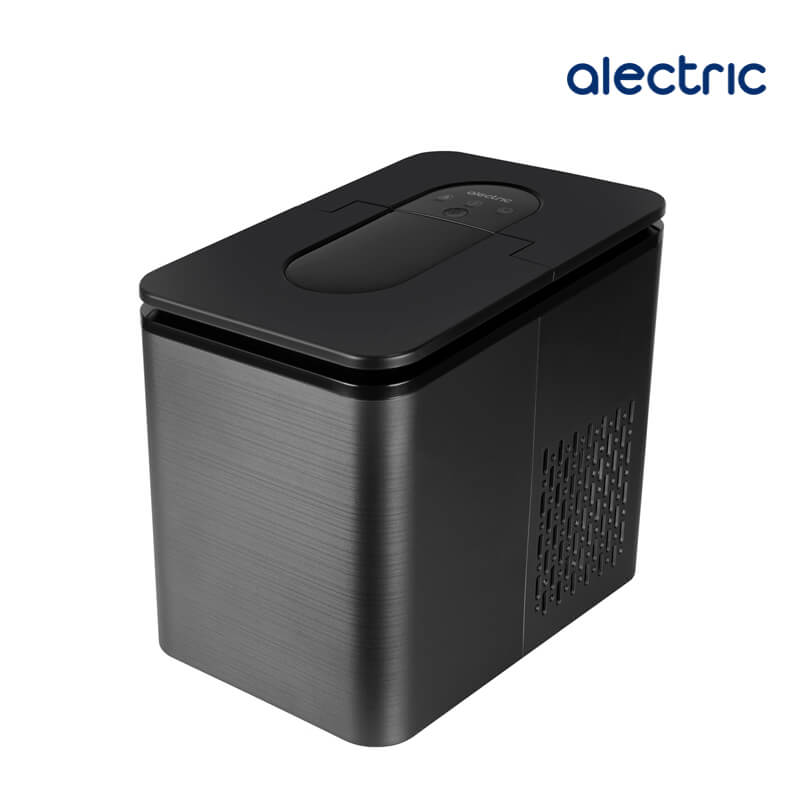 เครื่องทำน้ำแข็งอัตโนมัติ ALECTRIC รุ่น IC-A12 สีดำ