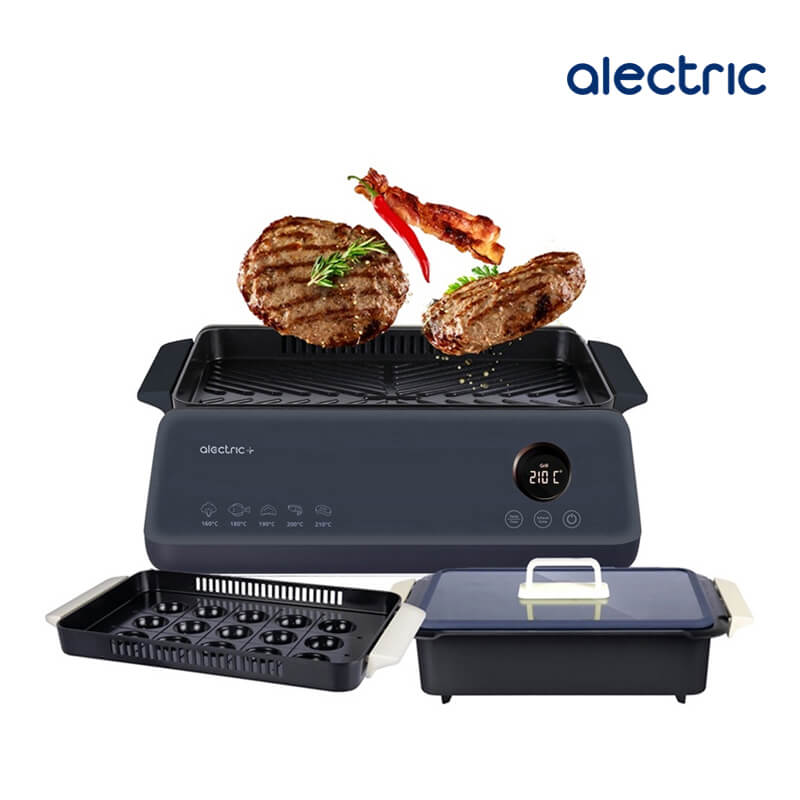เตาปิ้งย่างไฟฟ้า ALECTRUC รุ่น X2 (SG1-X2 3 PLATES) สีน้ำเงินเข้ม