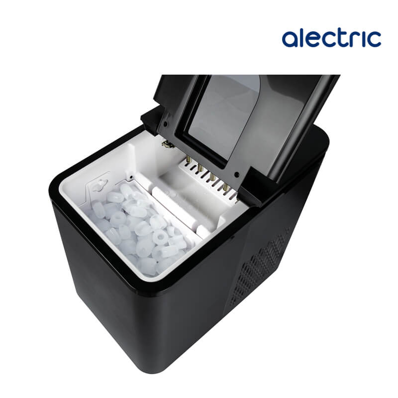 เครื่องทำน้ำแข็งอัตโนมัติ ALECTRIC รุ่น IC-A12 สีดำ