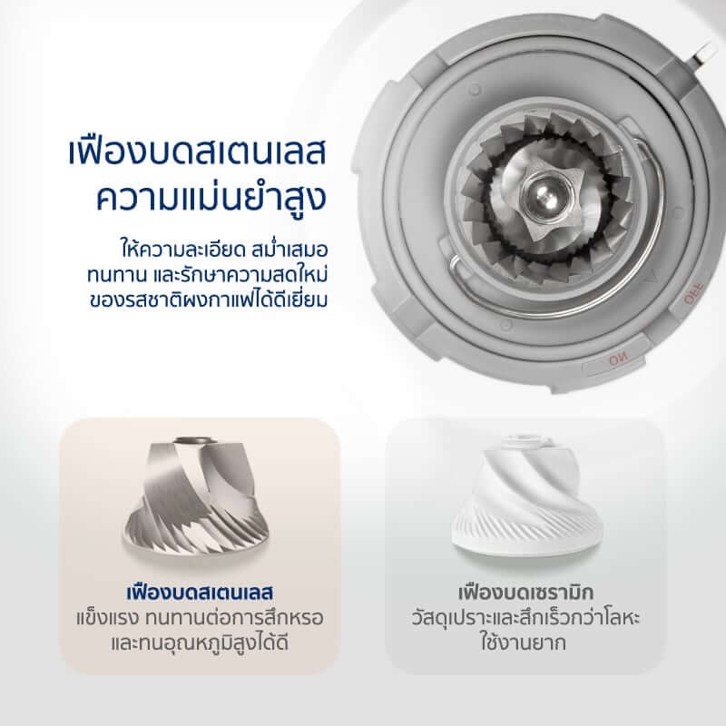 เครื่องบดกาแฟ ALECTRIC รุ่น GD-C1 สีดำ