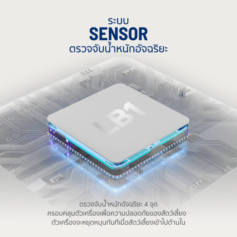 ห้องน้ำแมวอัตโนมัติ ALECTRIC รุ่น LB1 สีขาว_3