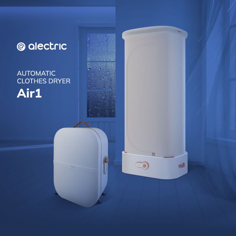เครื่องอบพกผ้า ALECTRRIC รุ่น AIR1 สีขาว