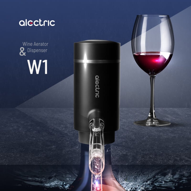 ที่เปิดขวดไวน์แบบอัตโนมัติ ALECTRIC รุ่น W1 สีดำ_8