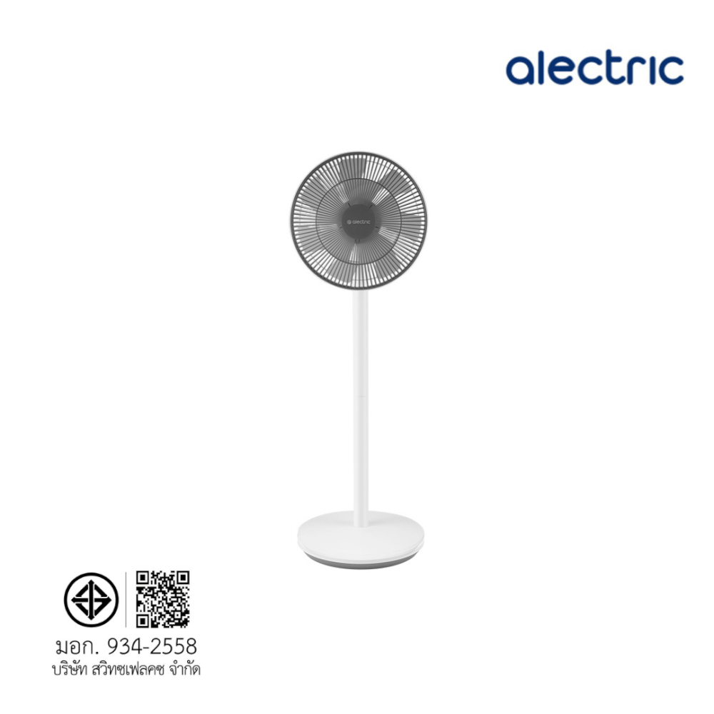 พัดลมสไลด์ 12 นิ้ว ALECTRIC รุ่น DC1 สีขาว