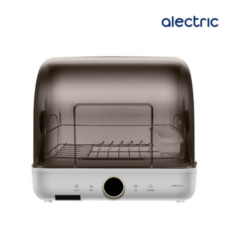 เครื่องอบจานไฟฟ้าพรัอมแสง UV ALECTRIC รุ่น DV1 สีขาว_0