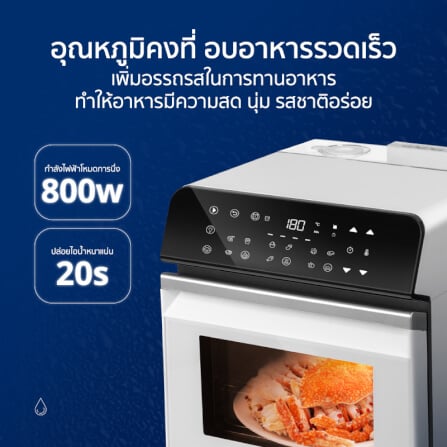 เตาอบไฟฟ้า ALECTRIC รุ่น OV2 สีขาว_4