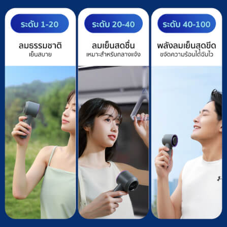 พัดลมพกพา ALECTRIC รุ่น CF1 สีม่วง/เทา_4