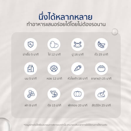 หม้อนึ่งไฟฟ้า ALECTRIC รุ่น ST-ONE สีครีม_5