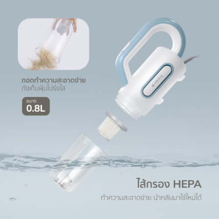 เครื่องดูดฝุ่นแบบด้าม ALECTRIC รุ่น VC-A สีฟ้า_6