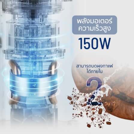 เครื่องบดกาแฟ ALECTRIC รุ่น GD-C1 สีดำ_6