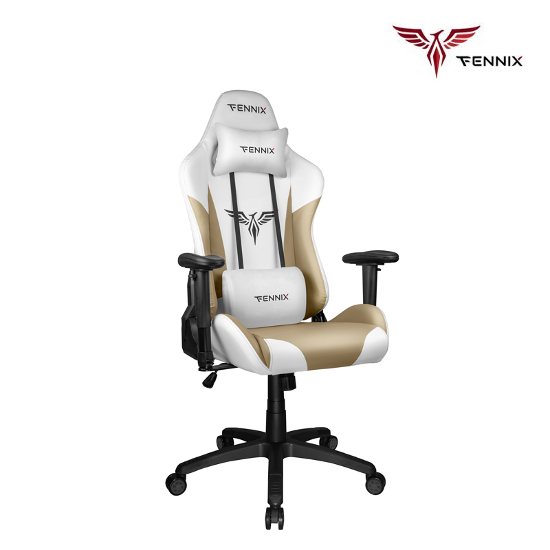 เก้าอี้เกมมิ่ง Fennix รุ่น Varda Series VD-007 สีลาเต้/ขาว_1