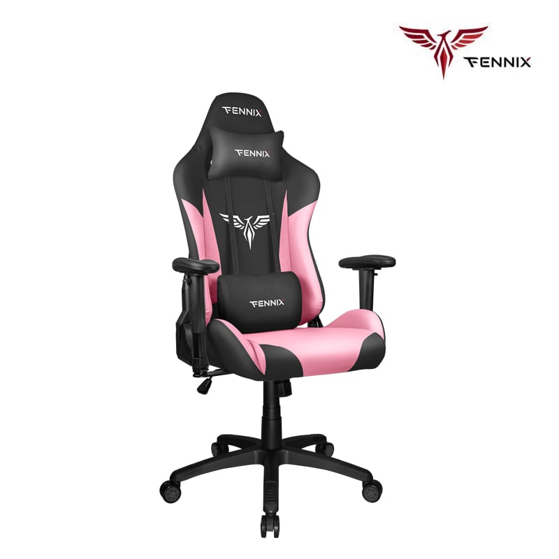 เก้าอี้เกมมิ่ง Fennix รุ่น Varda Series VD-007 สีดำ/ชมพู_1