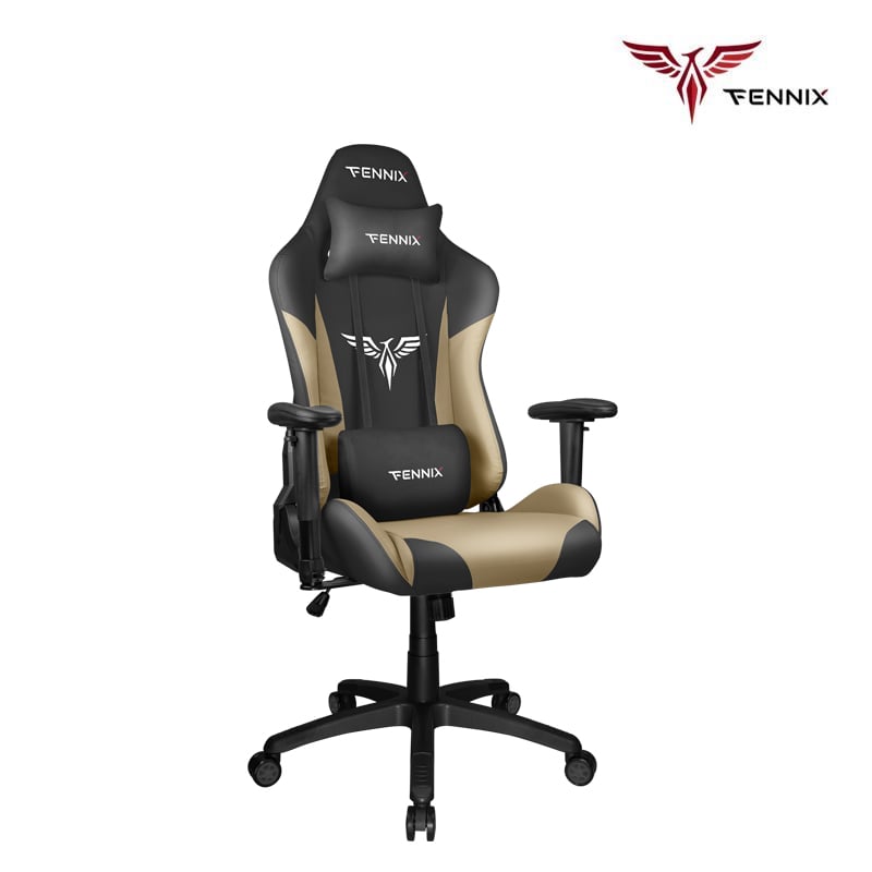 เก้าอี้เกมมิ่ง Fennix รุ่น Varda Series VD-007 สีลาเต้/ดำ_1