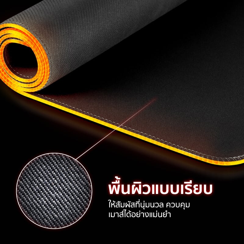 แผ่นรองเมาส์ FENNIX รุ่น MP06-4 สีดำ