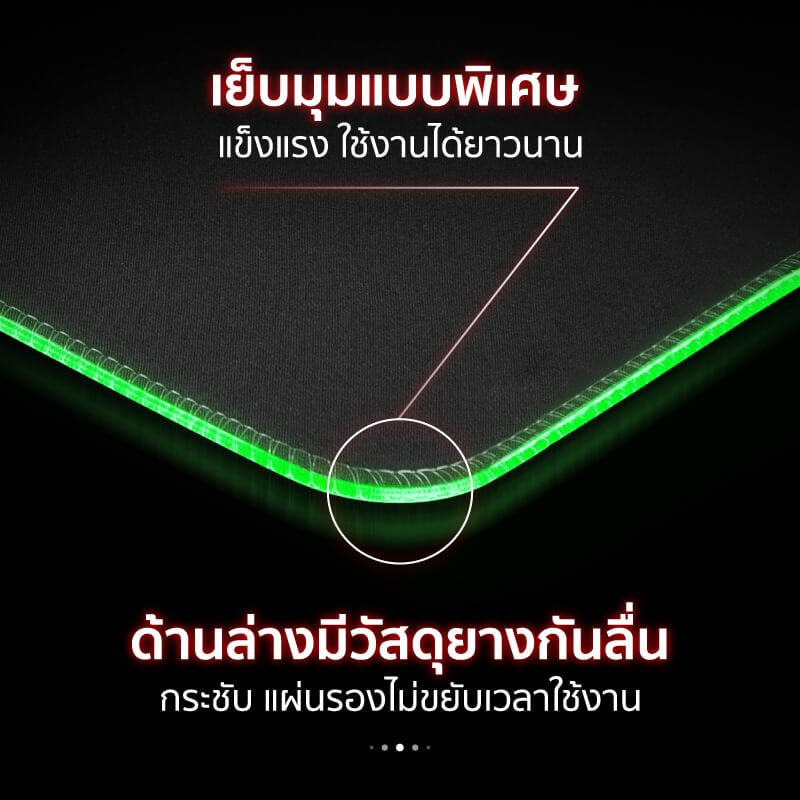แผ่นรองเมาส์ FENNIX รุ่น MP06-4 สีดำ