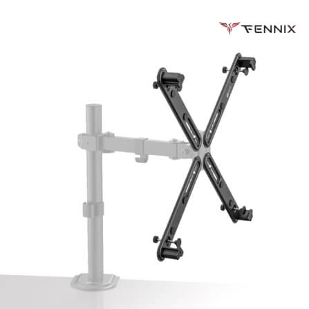 แขนจับจอมอนิเตอร์ FENNIX รุ่น XMA-11 สีดำ_0