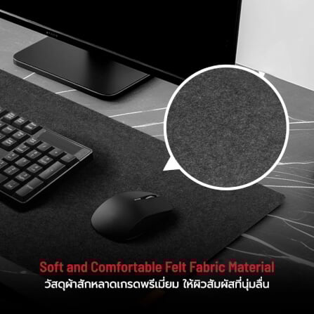แผ่นรองเมาส์ FENNIX รุ่น MP07-10 สีเทา_4
