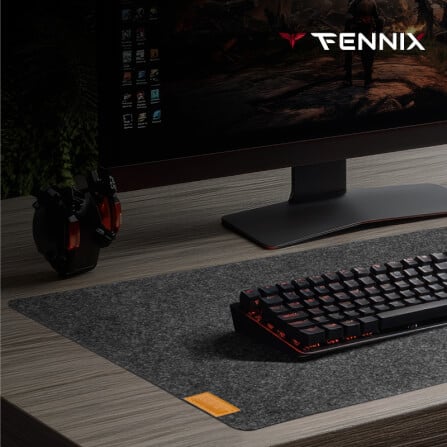 แผ่นรองเมาส์ FENNIX รุ่น MP07-10 สีเทา_6