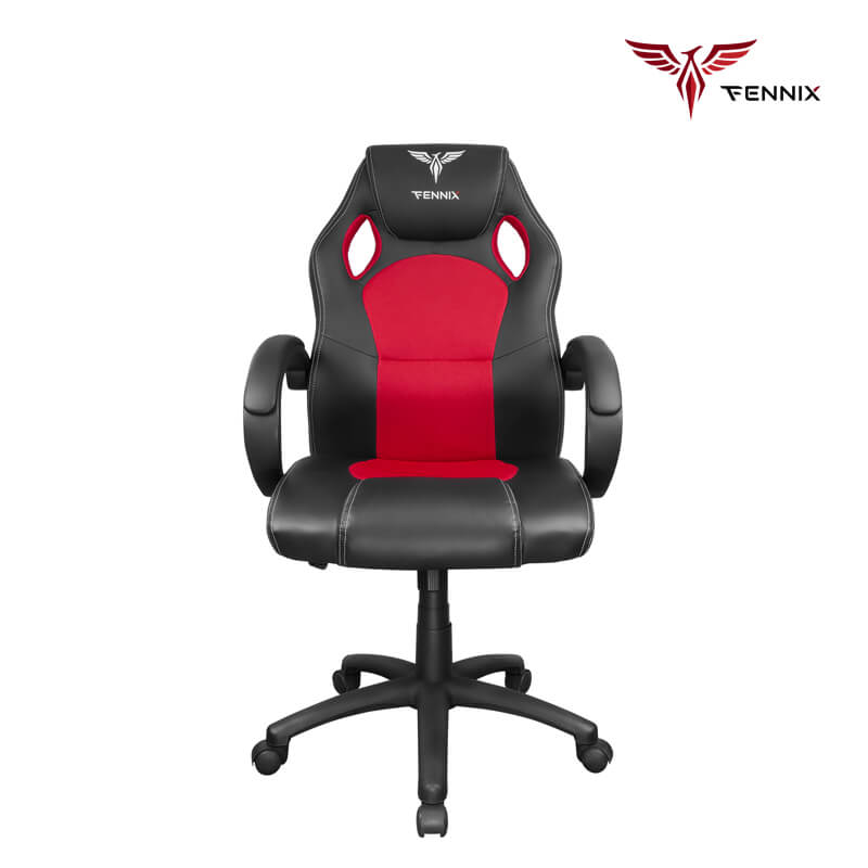 เก้าอี้เกมมิ่ง Fennix รุ่น FNCH010 สีดำ/แดง