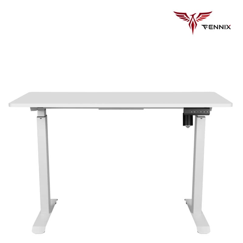 โต๊ะทำงานเพื่อสุขภาพ Fennix รุ่น 120*60cm สีขาว