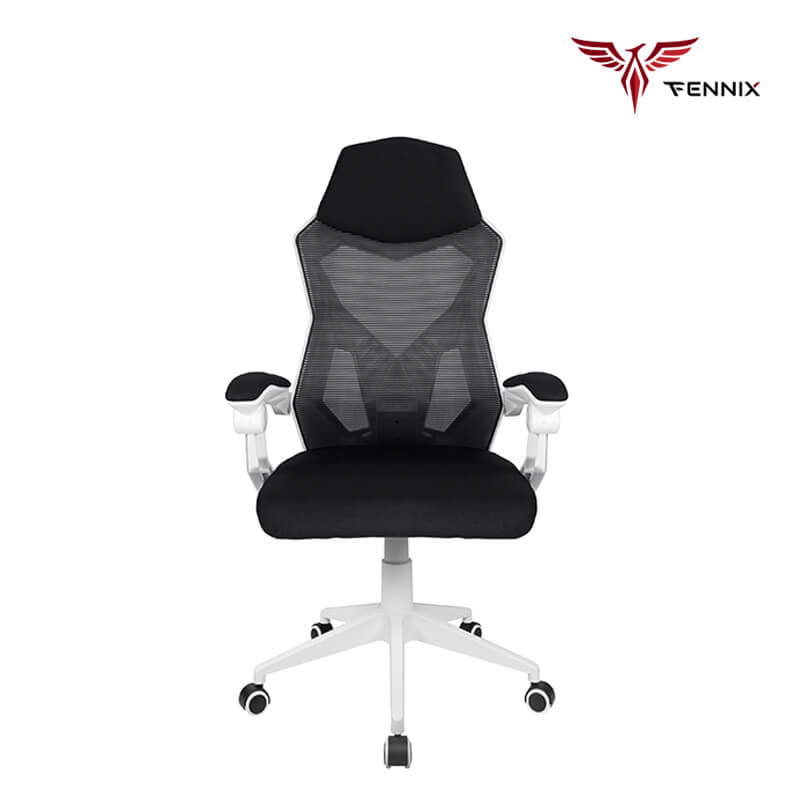 เก้าอี้สำนักงาน Fennix รุ่น HC-6H01 สีขาว/ดำ