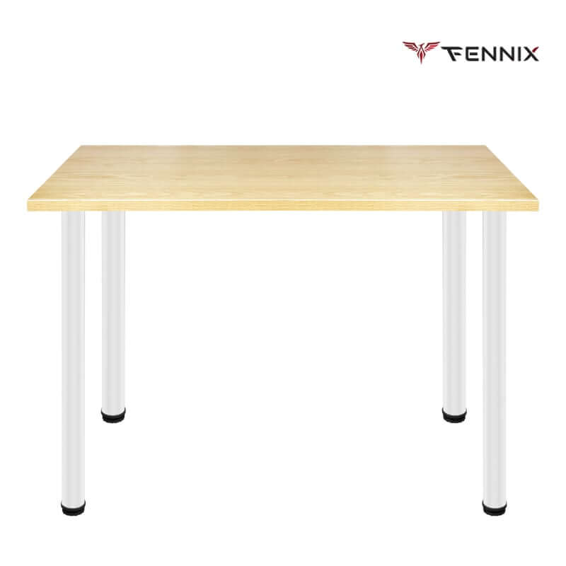 โต๊ะทำงาน Fennix รุ่น LINNMON 100*60cm สีโอ๊ค/ขาว_6
