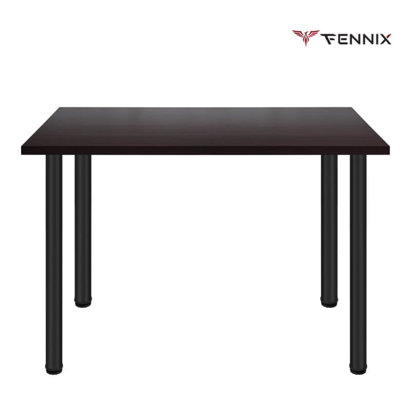 โต๊ะทำงาน Fennix รุ่น LINNMON 120*60cm สีน้ำตาล/ดำ_6