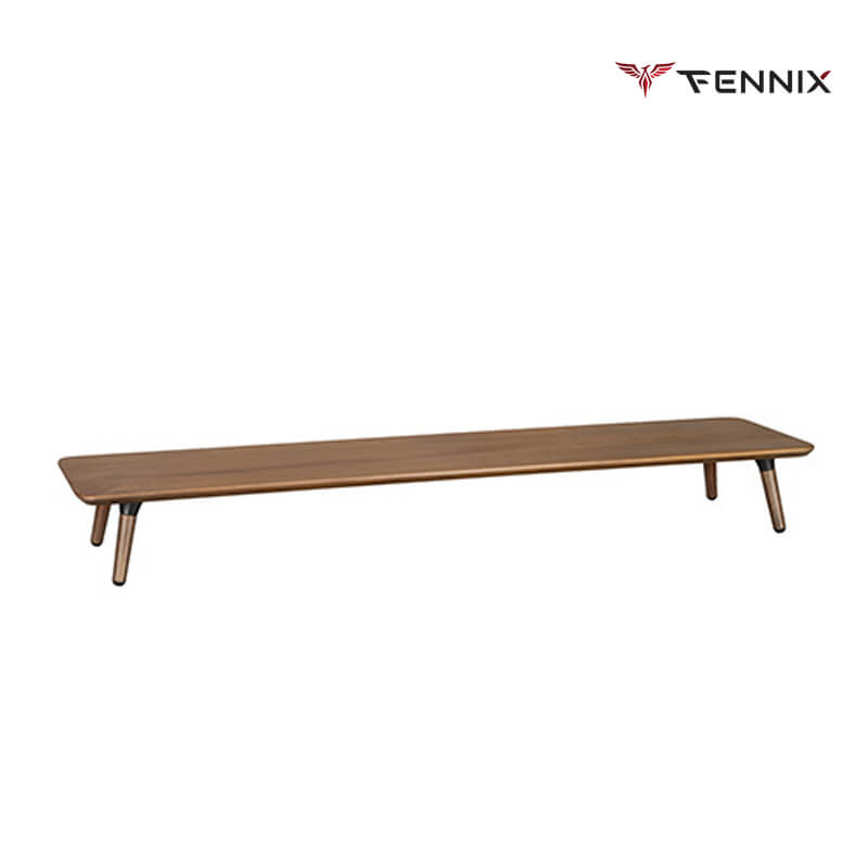 ชั้นวางจอคอม Fennix รุ่น STB-162 size XL สีไม้มะฮอกกานี
